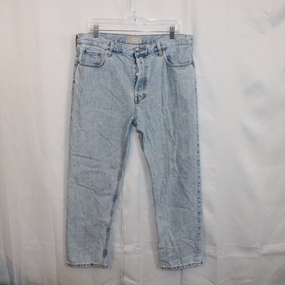 Everlane Blue Straight Leg Jeans Women’s 31 Regular Organic Cotton - Picture 1 of 8